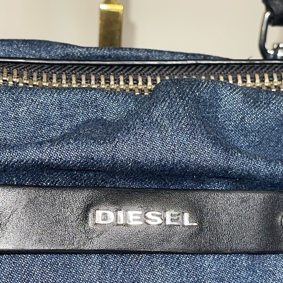 Diesel Women 3Way Denim Shoulder Clutch Handbag - Picture 12 of 14